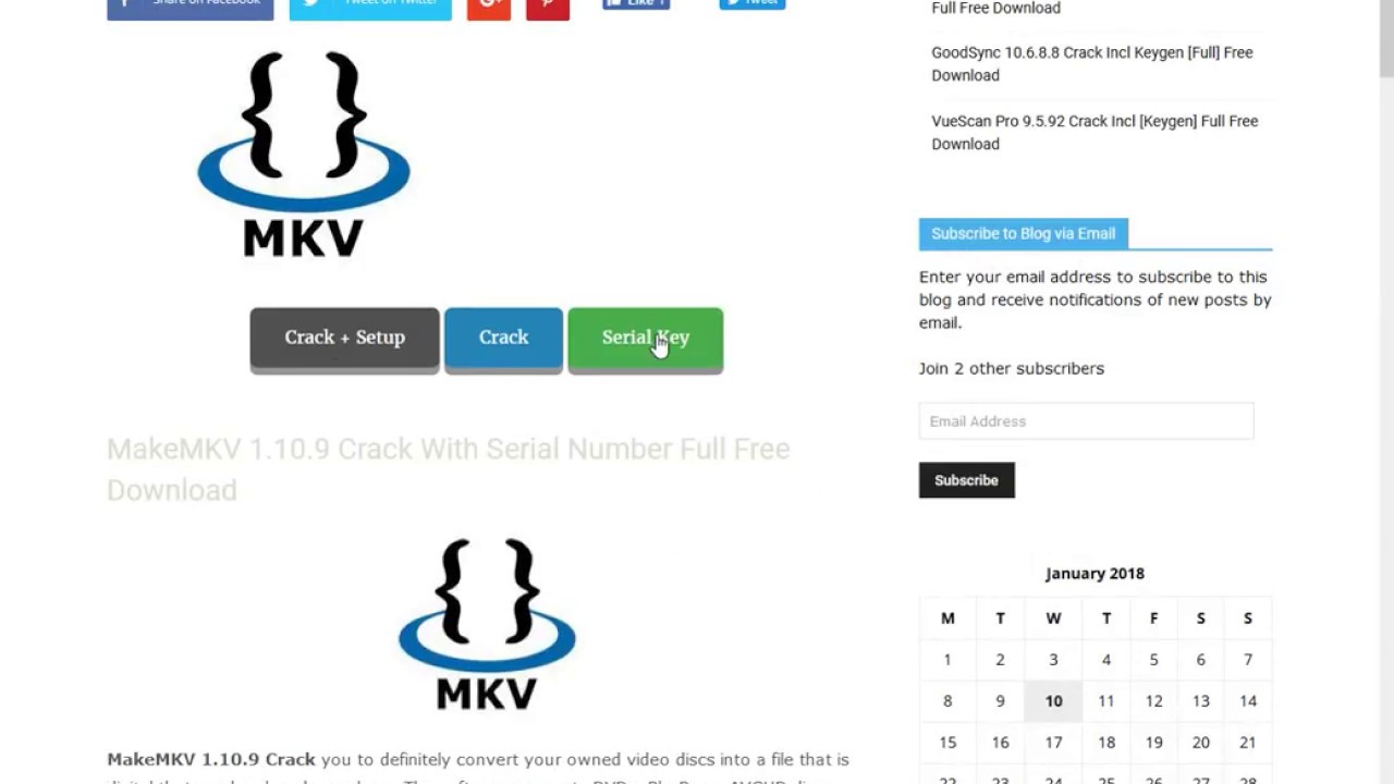 makemkv serial number